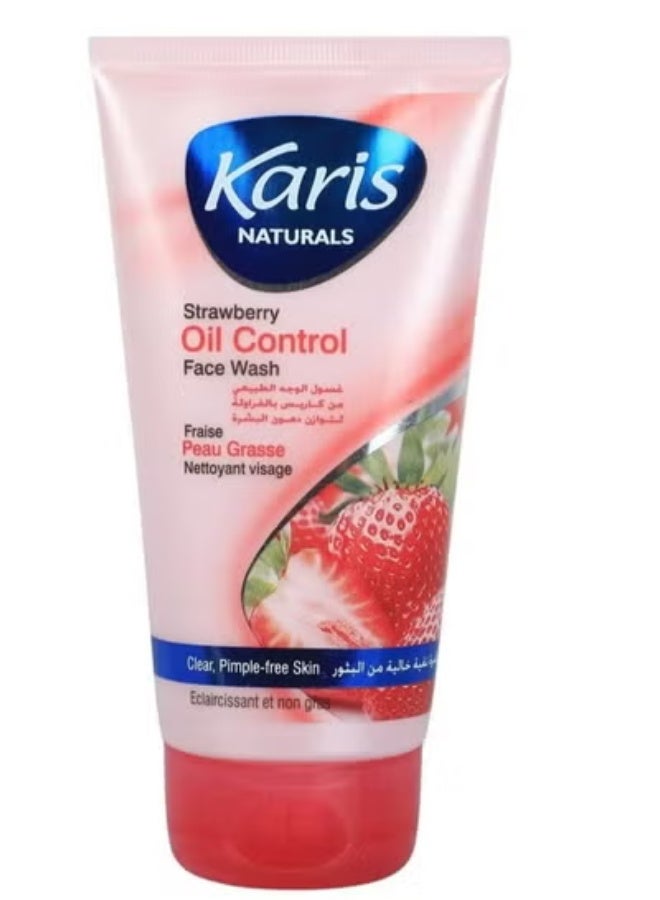 Karis Pure & safe Germ Protection Face Wash 150Ml, Karis Strawberry Oil Control Face Wash 150 ml Plus Karis Pimple Control Face Wash ,Tomato , 150ml - Image 2