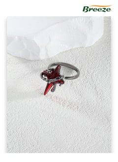 Breeze Women's Retro Rings Punk Niche Fashion Open Rings  - Image 1