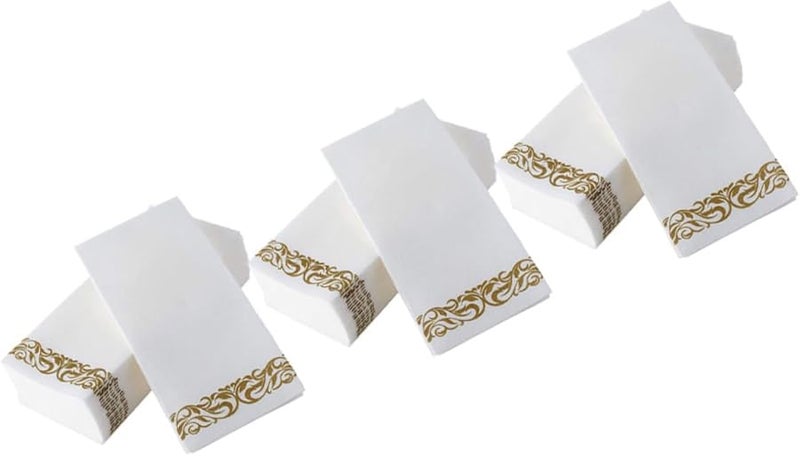 75 Pcs Patterned Disposable Napkins Fade Resistant For Weddings Birthdays Formal Dinners - Image 2