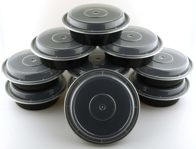 Green Direct Meal Prep containers 16 Oz. Round Microwavable Food Container with Lid /Portion Control Pack of 10 - Image 5