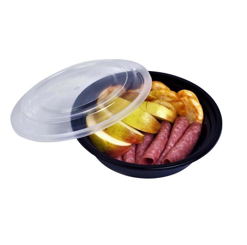 Green Direct Meal Prep containers 16 Oz. Round Microwavable Food Container with Lid /Portion Control Pack of 10 - Image 4