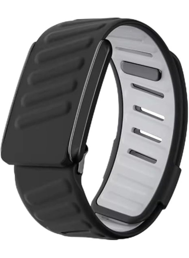 ECO Sports Band Strap Compatible with Whoop 5.0/MG,One, Peak & Life Devices – ECG Compatiblity, Silicone Waterproof Design, Sweatproof Strap with U-Shape include Connector - Image 1