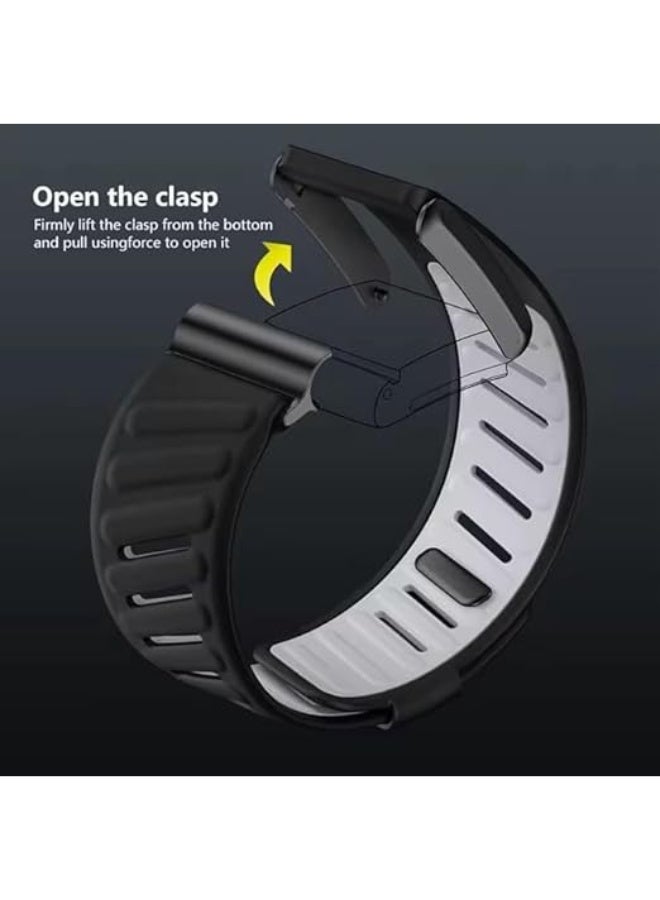 ECO Sports Band Strap Compatible with Whoop 5.0/MG,One, Peak & Life Devices – ECG Compatiblity, Silicone Waterproof Design, Sweatproof Strap with U-Shape include Connector - Image 2