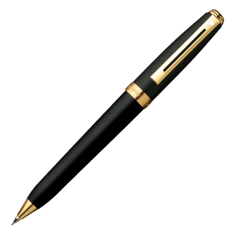 Sheaffer Prelude 07mm Pencil Black Matte Featuring 22KT Gold Plate Trim E3346