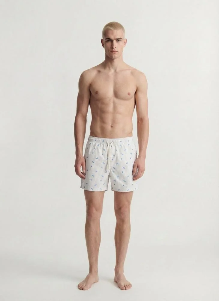 JACK & JONES  Striped Drawstring Swim Shorts for Men | Best Price UAE