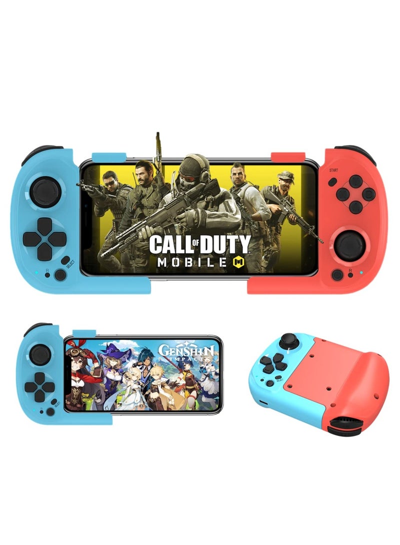 Mobile Game Controller for iPhone/Android, Portable One Handed Bluetooth Gamepad Joystick for iPhone 14 - Image 1