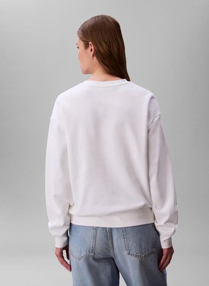 Calvin Klein Jeans Casual Foil Crew Sweatshirt
