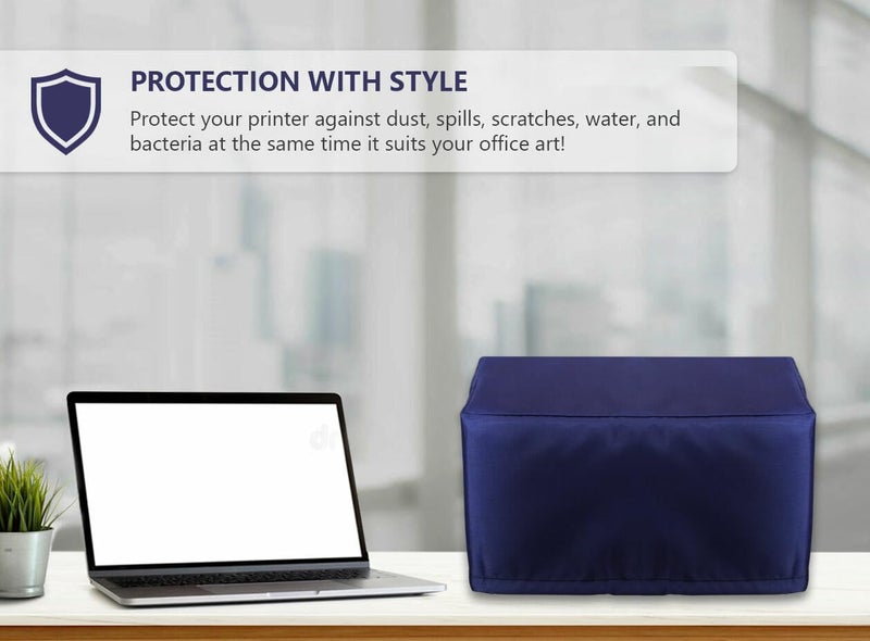Cranique Dust Proof Water-Resistant Printer Cover for Brother DCP-L2680DW / DCP-L2605DW (Blue) - Image 5