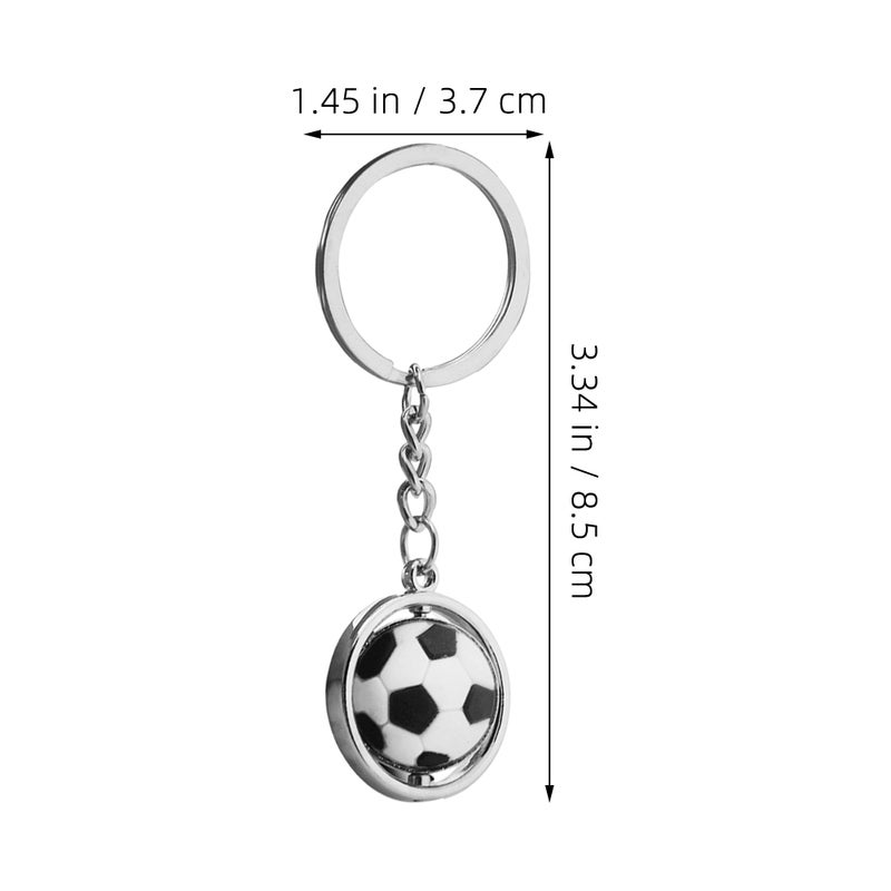 2pcs Cute Soccer Keychains For Girls And Boys Sports Keychains For Kids School Bags And Backpacks Pendant Decoration - Image 4