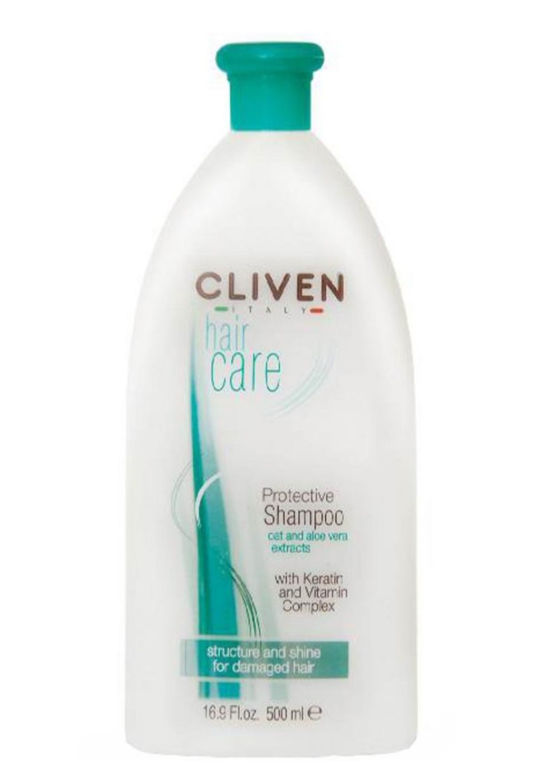 Cliven Hair care Protective Shampoo with keratin and vitamin complex 500ml  - Image 1