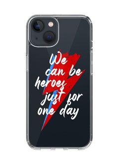 Classic Clear Case for Apple iPhone 14 Hybrid Soft Case Flexible Edges Anti Drop TPU PC Gel Thin Transparent Cover [ Designed for Apple iPhone 14 ] - We can be heros