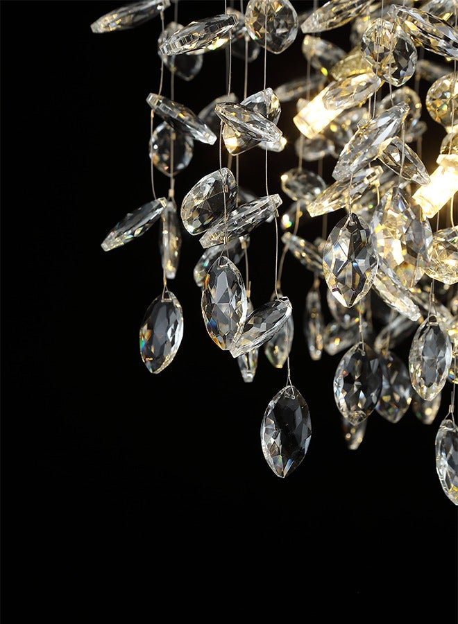 Modern crystal chandelier living room porch study bedroom chandelier Chandelier art light luxury atmosphere restaurant network red simple chandelier - Image 3