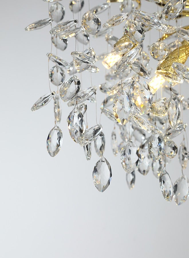 Modern crystal chandelier living room porch study bedroom chandelier Chandelier art light luxury atmosphere restaurant network red simple chandelier - Image 4