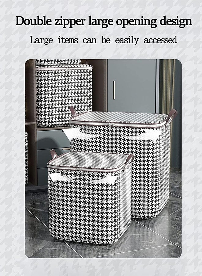 140L Foldable Storage Bag Multifunctional Collapsible Laundry Hamper Sturdy Foldable and Space-Saving Design for Laundry Clothes and Storage - Image 5