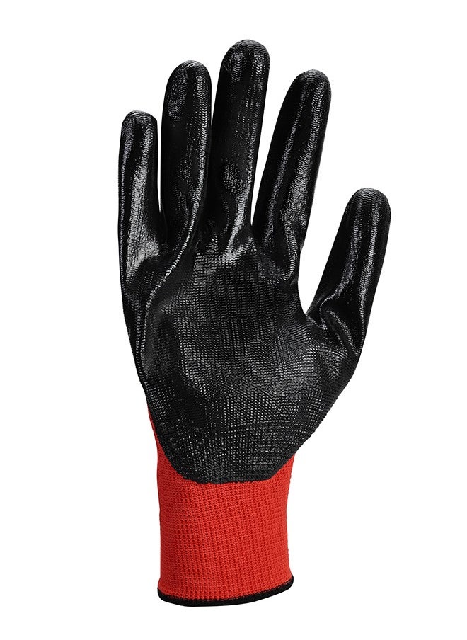 LAWAZIM 12-Pairs Cotton Working Gloves - Red  - Image 5