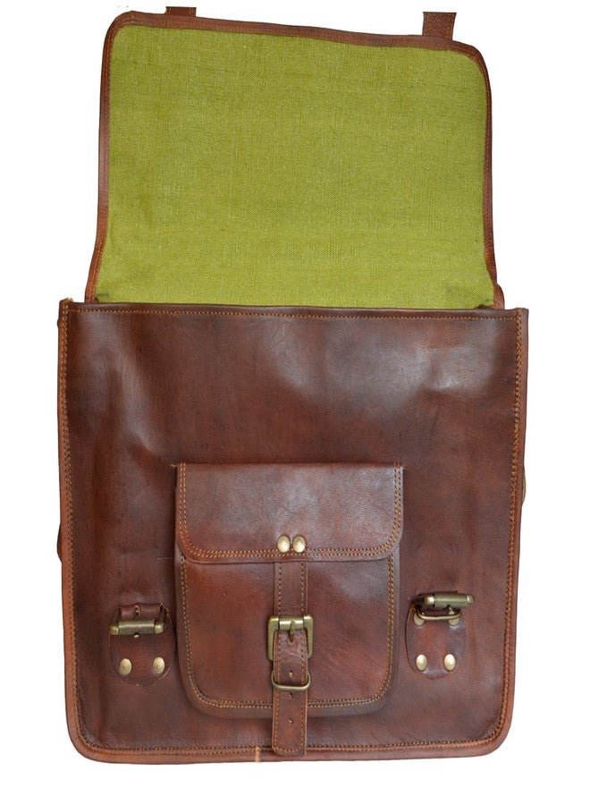 Madosh Genuine Leather Royal Briefcase Shoulder Bag Office Crossbody Men Laptop Handbag 11"x15" - Image 4