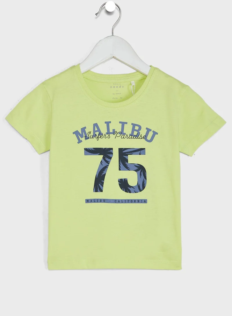 NAME IT Kids Slogan T-Shirt