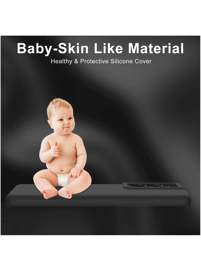 ELTRAZONE Silicone Protective Case Cover designed for Samsung Galaxy S21 Ultra Soft Liquid Rubber Gel Matte Finish - Image 4