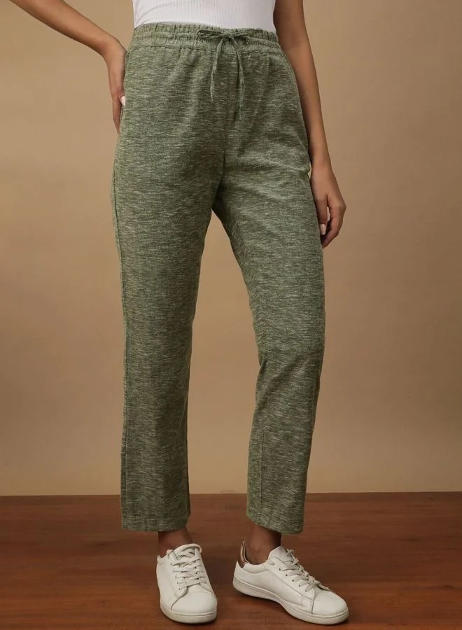 Freehand Women Regular Fit Solid Mid Rise Pant