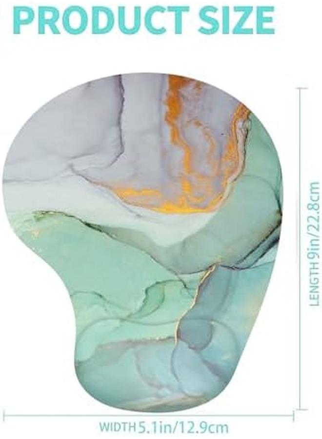 erorex Mouse Pad Wrist Support Ergonomic Gel Mouse Pad With Wrist Rest Non Slip Rubber Base Mousepad For Laptop Computer For Office And Home Silicone - Image 3