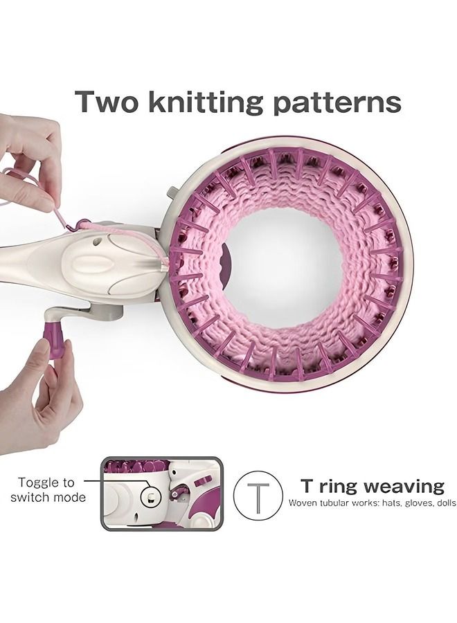 Knitting Machines Spinning Mart Knitting Weaving Loom, Crochet Machine for Beginners,  Children,Knitting, 24 Needles - Image 3