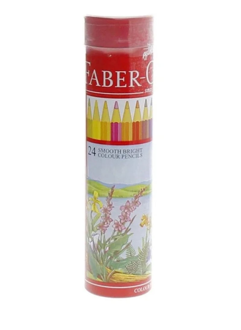 FABER-CASTELL - Pack Of 24-Pieces Colour Pencils Set Multicolour - Image 1