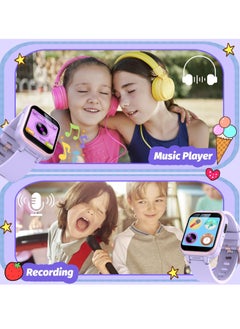 EVEREEN Kids Smart Watch Girls, Gifts For 3-10 Year Old Girls Dual Camera Touchscreen Smart Watch For Kids With Music Player, Educational Toys Toddles Birthday Gift For Girls Ages 6 7 8  - Image 5