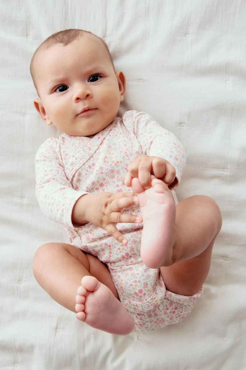 H&M 3-pack wrapover bodysuits