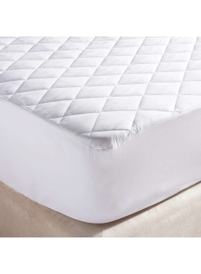 Pan Home مقاس كينج | حامي المرتبة | أبيض | مادة الألياف الدقيقة | مقاوم للماء | 180×200+33 سم - Image 1