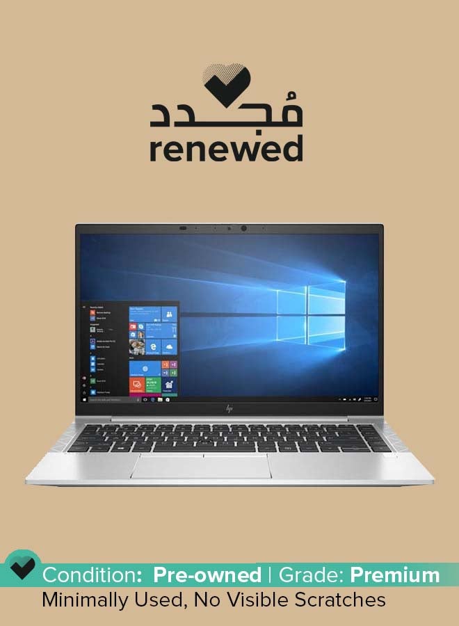 HP Renewed - Elitebook 840 G7 Laptop With 14-Inch FHD Display,Intel Core i7/Quad Core/10th Generation/16GB DDR4 RAM/512 GB SSD/Windows 10 Pro English Silver - Image 1