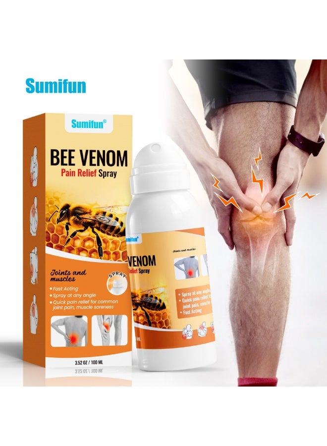 Sumifun Joint Care Spray 100ml relieves shoulder, neck, back, and leg joint pain, sports injuries, sprains, and aches. Provides cooling therapy and instant relief. - Image 1