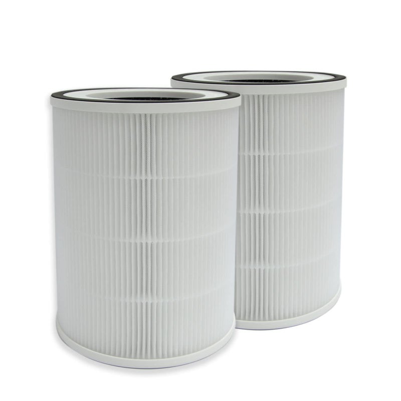PUREBURG Replacement Filter Compatible with TCL Breeva A3 A5 Air Purifiers2Pack H13 HEPA 4Stage Filtration Activated carbon Air Clean Dust VOs Odor