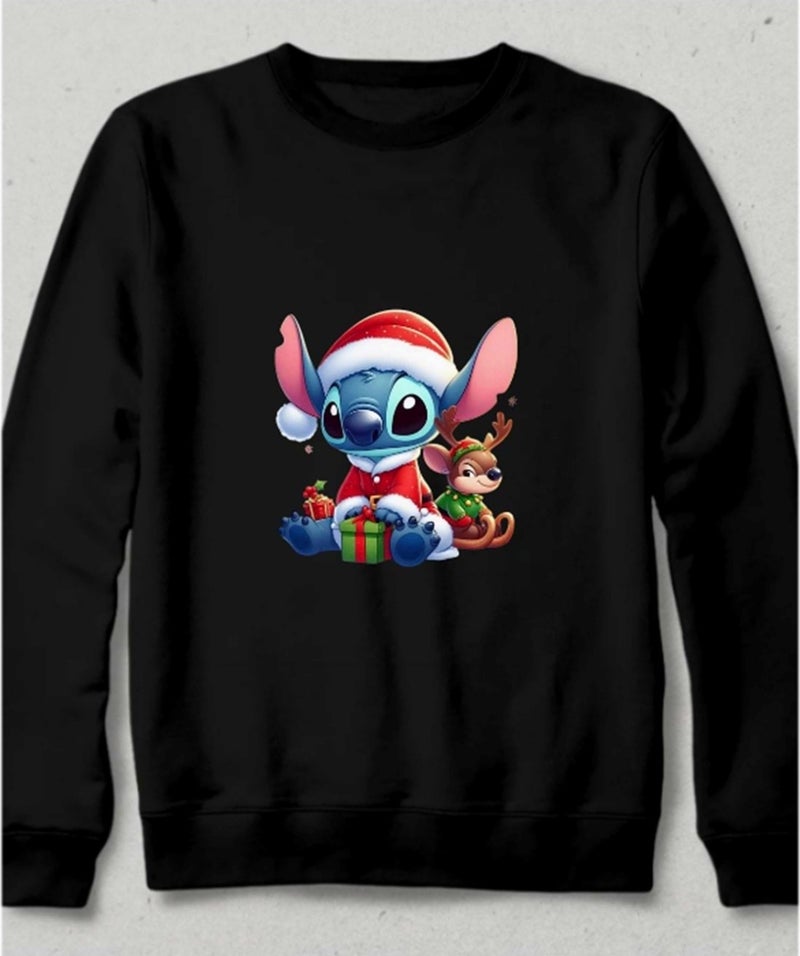 Hena Ohana! Christmas Sparkle Sweatshirt White  - Image 2