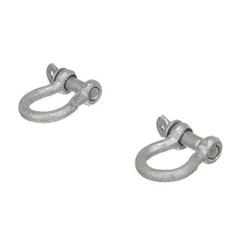 SEACHOICE ANCHOR SHACKLE 1/4" Galvanized 2 per Card - Image 2