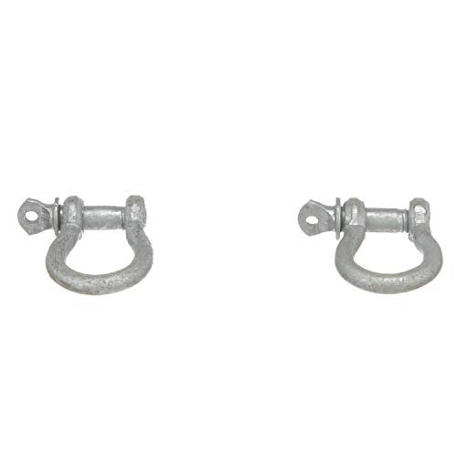 SEACHOICE ANCHOR SHACKLE 1/4" Galvanized 2 per Card - Image 4