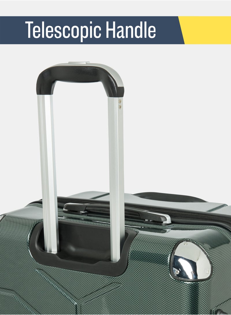BRITISH TOURISTER British Tourister 3-Piece ABS Hard Shell Luggage Set (20/24/28 Inch) with Expandable Layer – Lightweight Suitcases with Spinner Wheels, Aluminium Trolley – Travel Trolley Bag Set  - Image 3