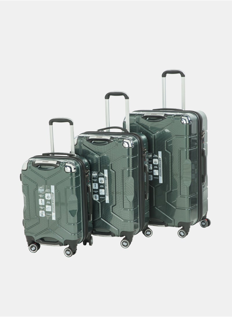 BRITISH TOURISTER British Tourister 3-Piece ABS Hard Shell Luggage Set (20/24/28 Inch) with Expandable Layer – Lightweight Suitcases with Spinner Wheels, Aluminium Trolley – Travel Trolley Bag Set  - Image 1