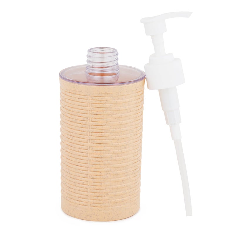 BATH GURU BG-SDB 04 Countertop Liquid Soap Dispenser for Wash Basin Bathroom, Plastic Dispenser Bottle for Shampoo, Conditioner Facial Cleanser, Dish Soap Lotion Dish Wash 300 Ml (L Yellow) - Image 5