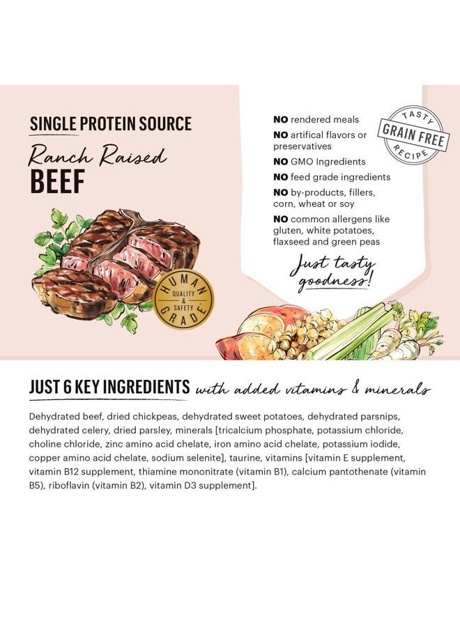 the honest kitchen - Dehydrated Limited Ingredient Beef Dog Food,10 Lb Box - Image 1