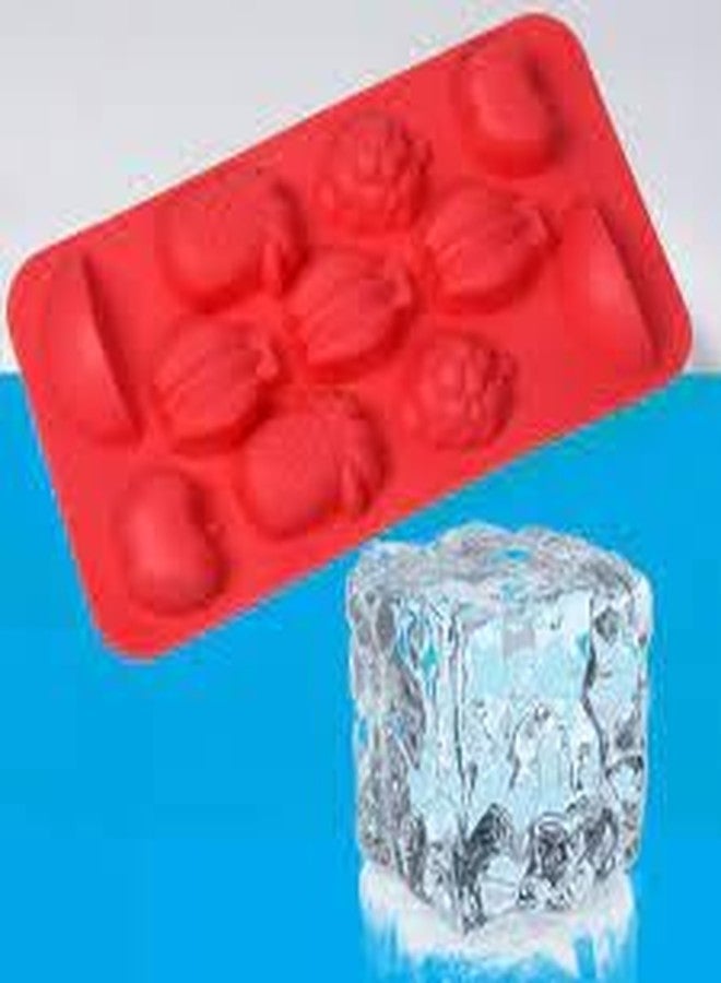 MDMINFY Silicone Chocolate Mould, red - Image 2