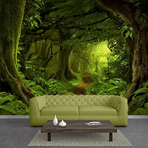 Bormia Fantasy Forest Wall Mural 151"x105" Large Photo Wallpaper Landscape Wall Decal for Livingroom Bedroom (Paste Not Included) - Image 1