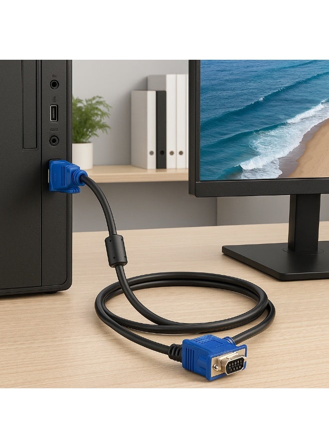 HDMAX Multi-purpose display cable DVI – VGA / HDTV / USB / LAN / Power / Fiber – High quality - 1.5 meters - Image 4