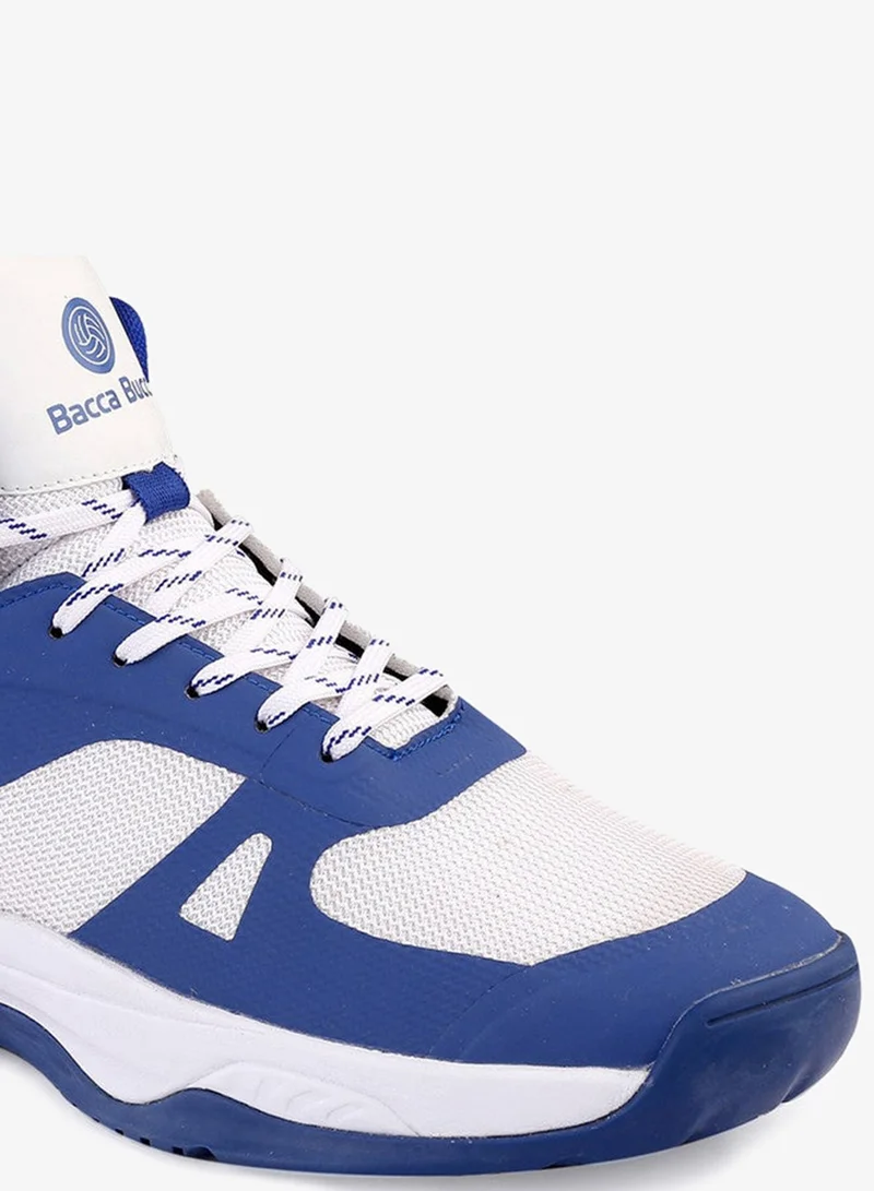 Bacca Bucci Bacca Bucci Blue Mid-Top Basketball Shoes for Men