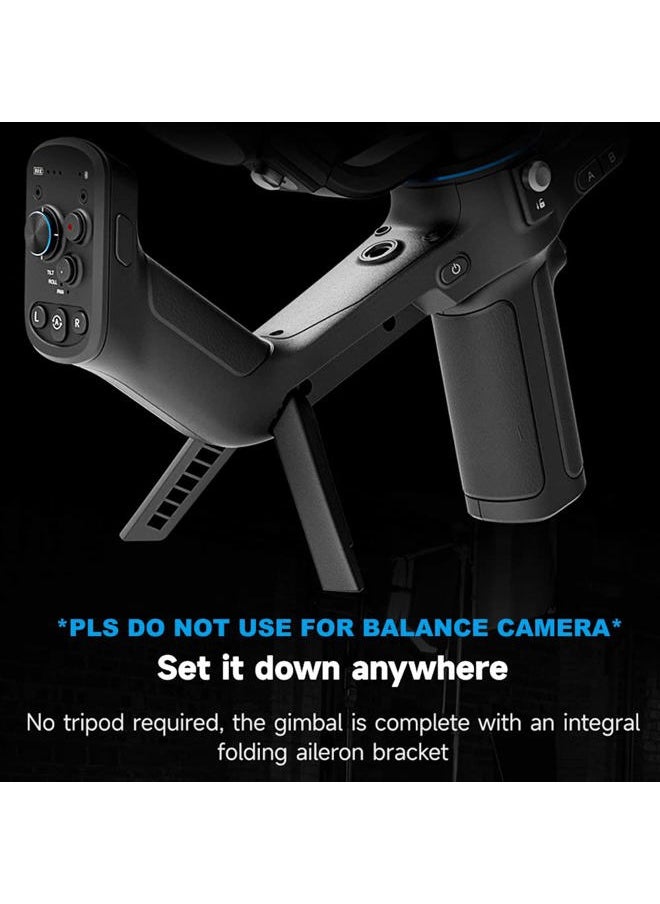 FeiyuTech - SCORP-C [Official] Camera Stabilizer 3-Axis Mirrorless Gimbal Lightweight Stabilizer,for DSLR Camera,for Sony a7IV a7s Canon R5 R6 M50 Panasonic Nikon Fujifilm,Max 5.5lb,Cable Control - Image 1
