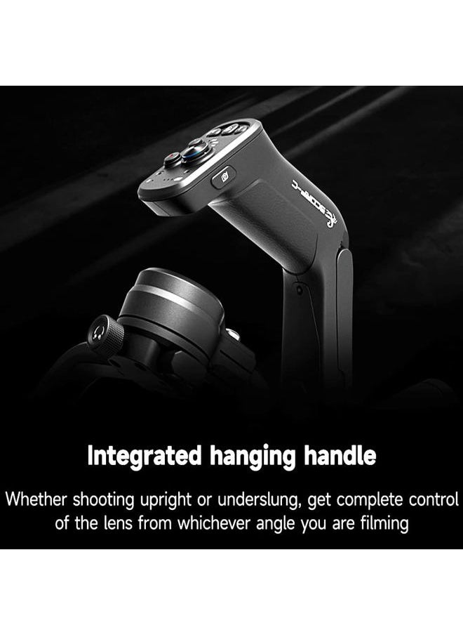 FeiyuTech - SCORP-C [Official] Camera Stabilizer 3-Axis Mirrorless Gimbal Lightweight Stabilizer,for DSLR Camera,for Sony a7IV a7s Canon R5 R6 M50 Panasonic Nikon Fujifilm,Max 5.5lb,Cable Control - Image 1