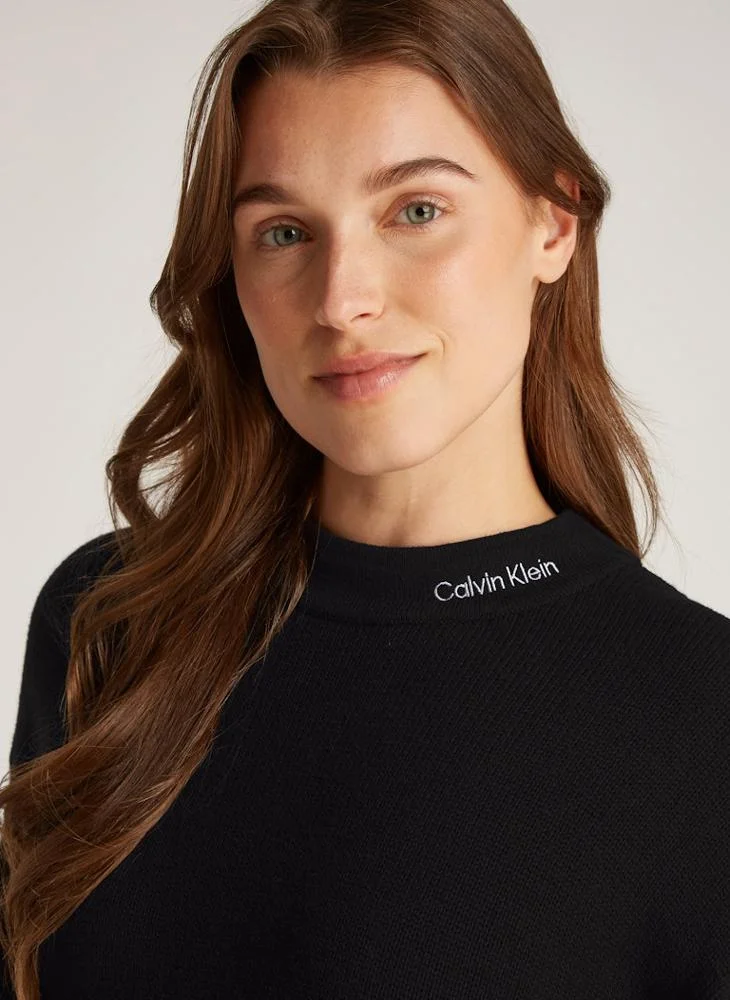 كالفن كلاين جينز Logo Deatil Knitted Sweaters