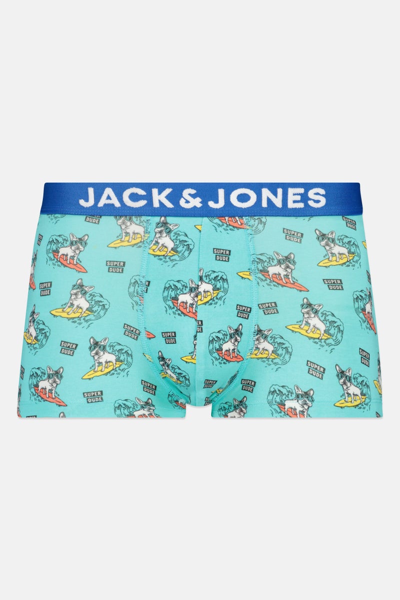 Jack Jones Men 2 Pack Brand Logo Boxer Trunks, Multicolor - Image 4