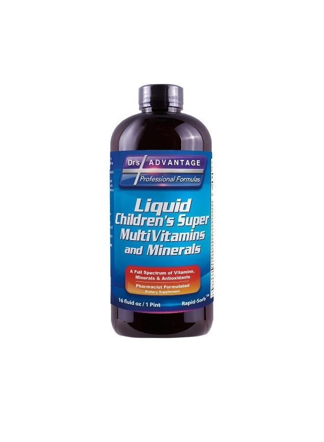Dr's Advantage DA862 Liquid Children's Multivitamin and Minerals, 16 oz. - Image 1