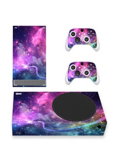 جلود الفينيل المخصصة باللون الأرجواني Galaxy لوحدة التحكم اللاسلكية Xbox Core، ملصقات غطاء لاصقة لوحدة التحكم Xbox Series S  - Image 1