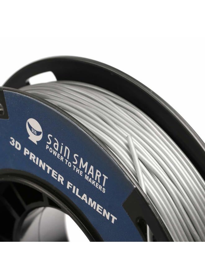 SainSmart TPU Filament 1.75 Silver Flexible TPU 3D Printing Filament 1.75 mm 250g Solid Color Dimensional Accuracy +/- 0.05 mm - Image 3
